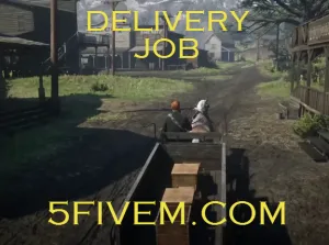 RedM server delivery job