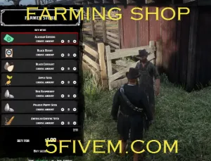 RedM farming shop